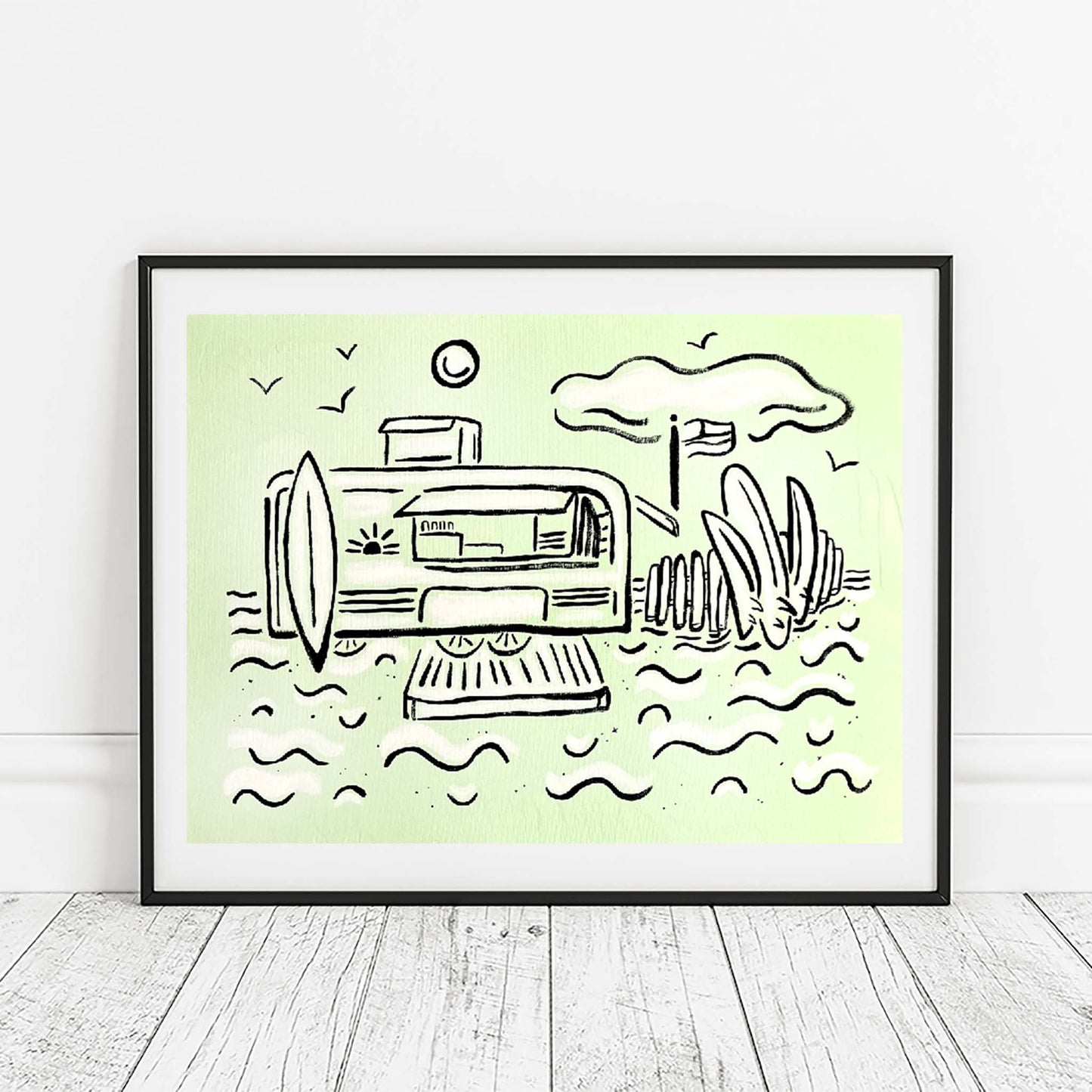 Ditch Witch Montauk Print