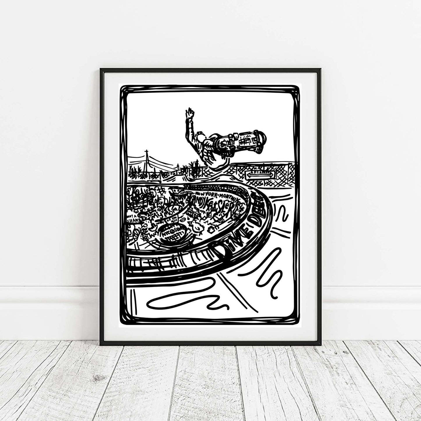 Dive Deep OG Montauk Skatepark Print