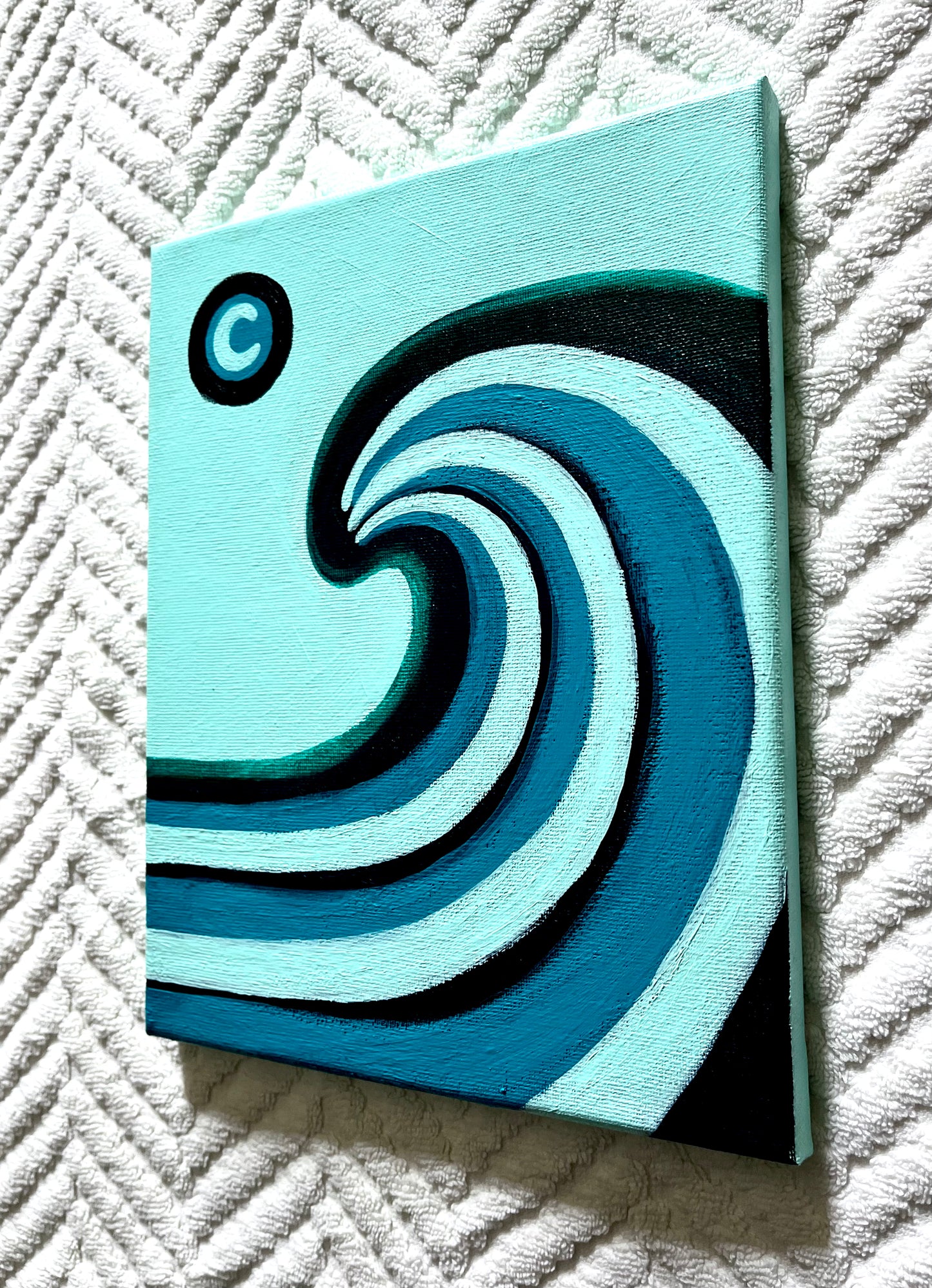 "Retro Wave" Small Painting