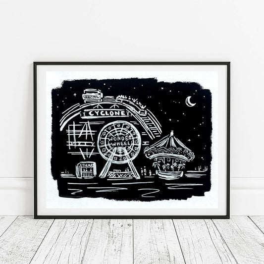 Coney Island NYC Print