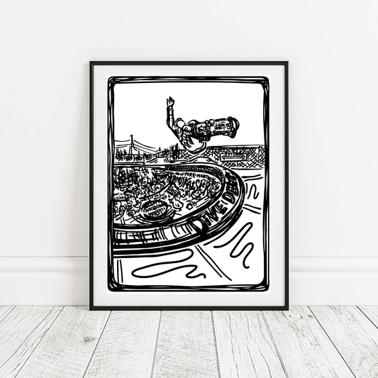 Dive Deep OG Montauk Skatepark Print