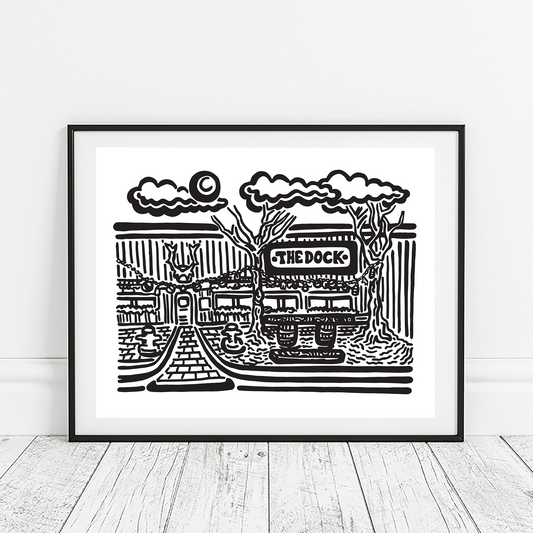 The Dock Montauk Print