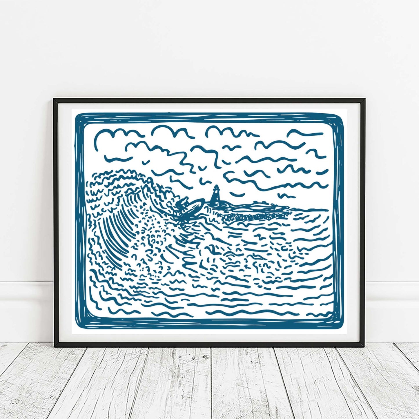 Montauk Surf Print
