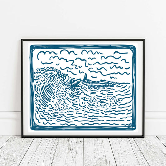 Montauk Surf Print
