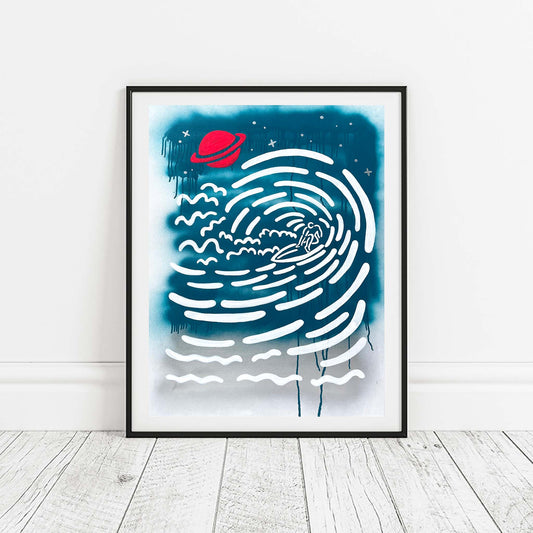 Space Case Surf Print